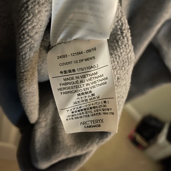 Arc’teryx Men’s Covert 1/2 Zip Fleece - Picture 5 of 5